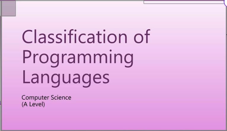 3-AMALIY MASHG‘ULOT. Dasturlash tillari klassifikatsiyasi.